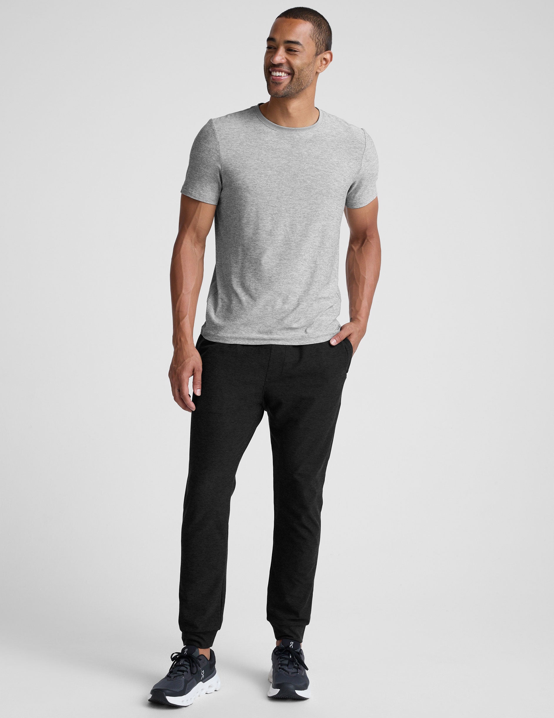 (取寄) ビヨンドヨガ メンズ オルウェイズ ビヨンド クルー ティー 2.0 Beyond Yoga men Always Beyond Crew Tee 2.0 Silver Mist Always Beyond Men's Crew Tee 2.0 | Beyond Yoga