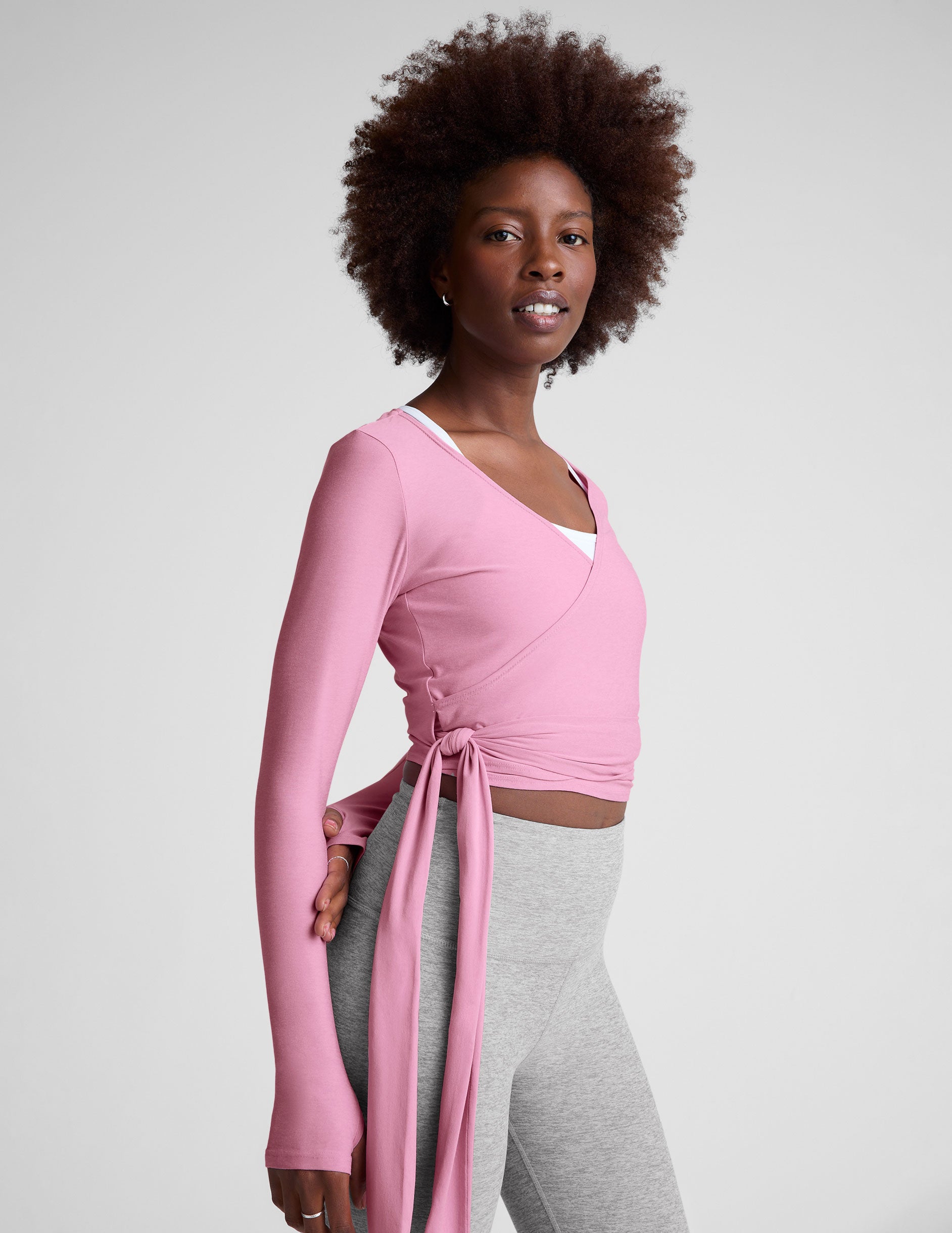 Featherweight Waist No Time Wrap Top