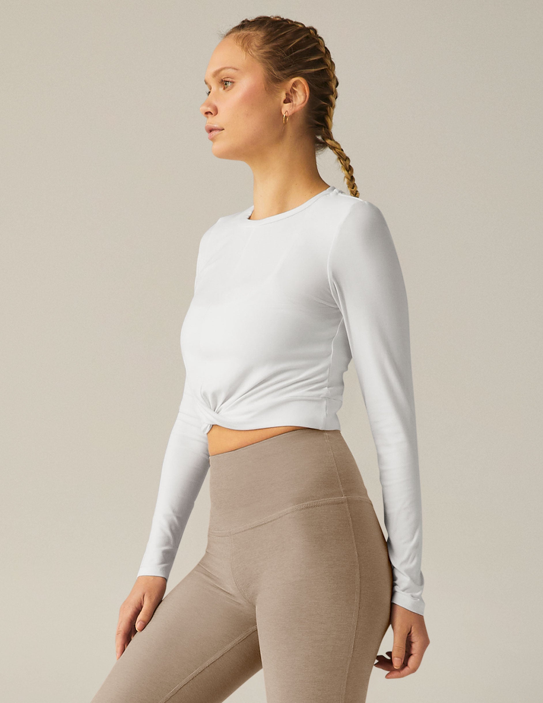 Beyond yoga white fashion leggings