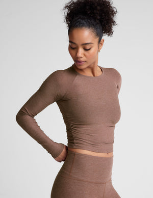 brown crop tank