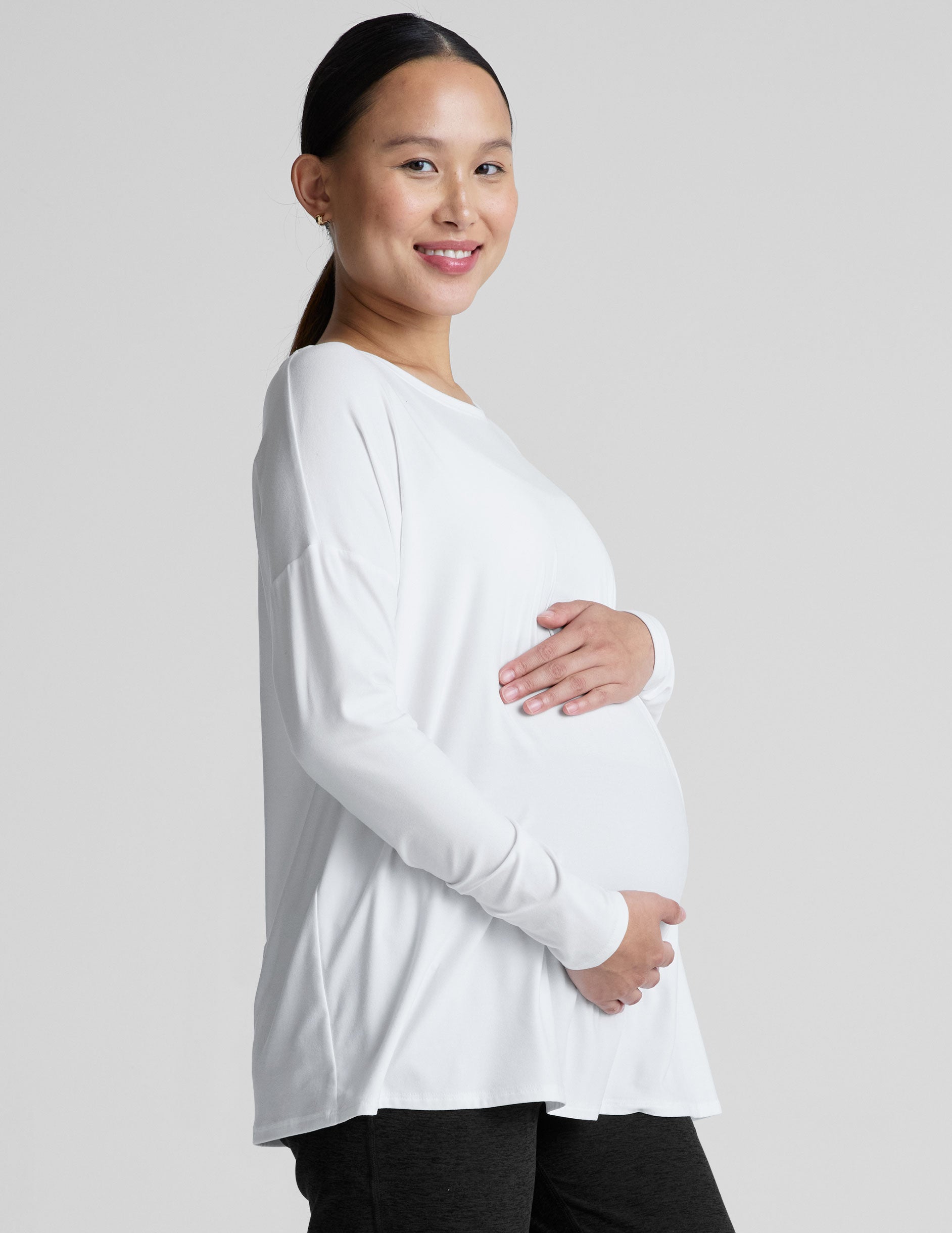 Featherweight Feels Like Home Long Sleeve Maternity Top