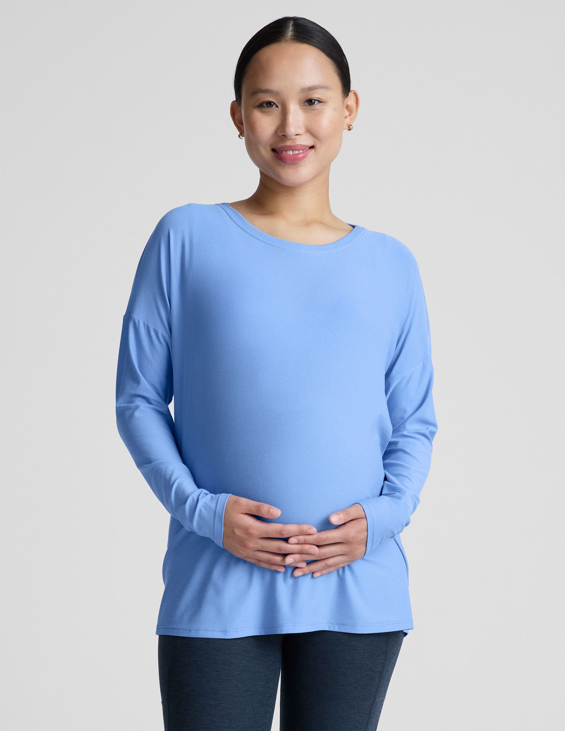 Featherweight Feels Like Home Long Sleeve Maternity Top