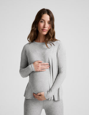 Featherweight Feels Like Home Long Sleeve Maternity Top