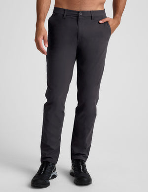 black men's straight leg chino pants with a 32
