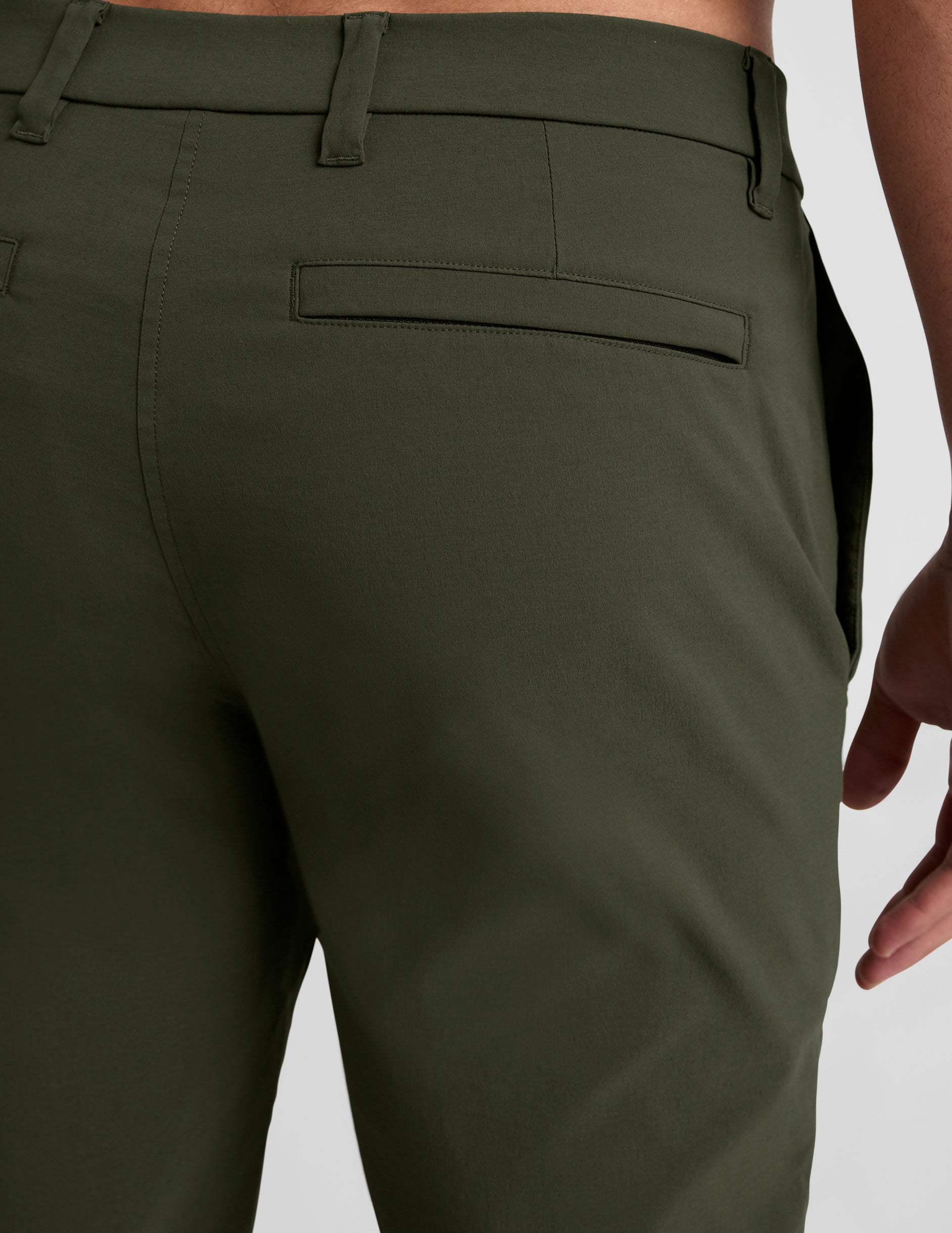 Men's Straight Leg Essential Chino Pants - Forest Moss | Beyond Yoga