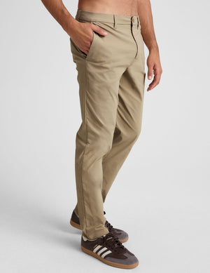 brown men's straight leg chino pants with a 32