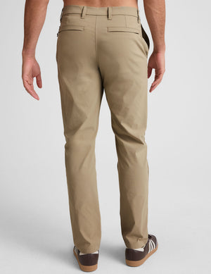 brown men's straight leg chino pants with a 32