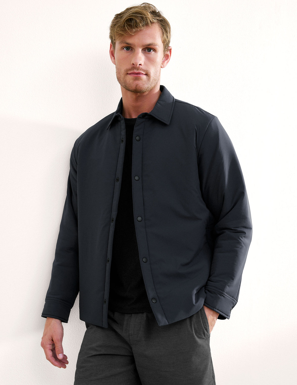 Beyond Yoga In Flight Insulated Men's Shirt Jacket