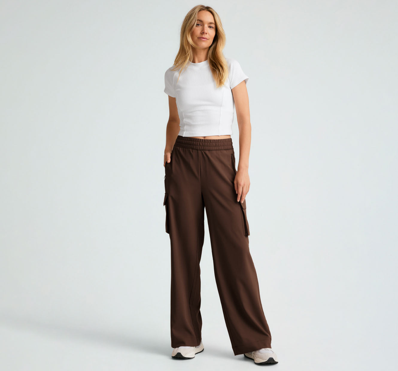 brown cargo trouser