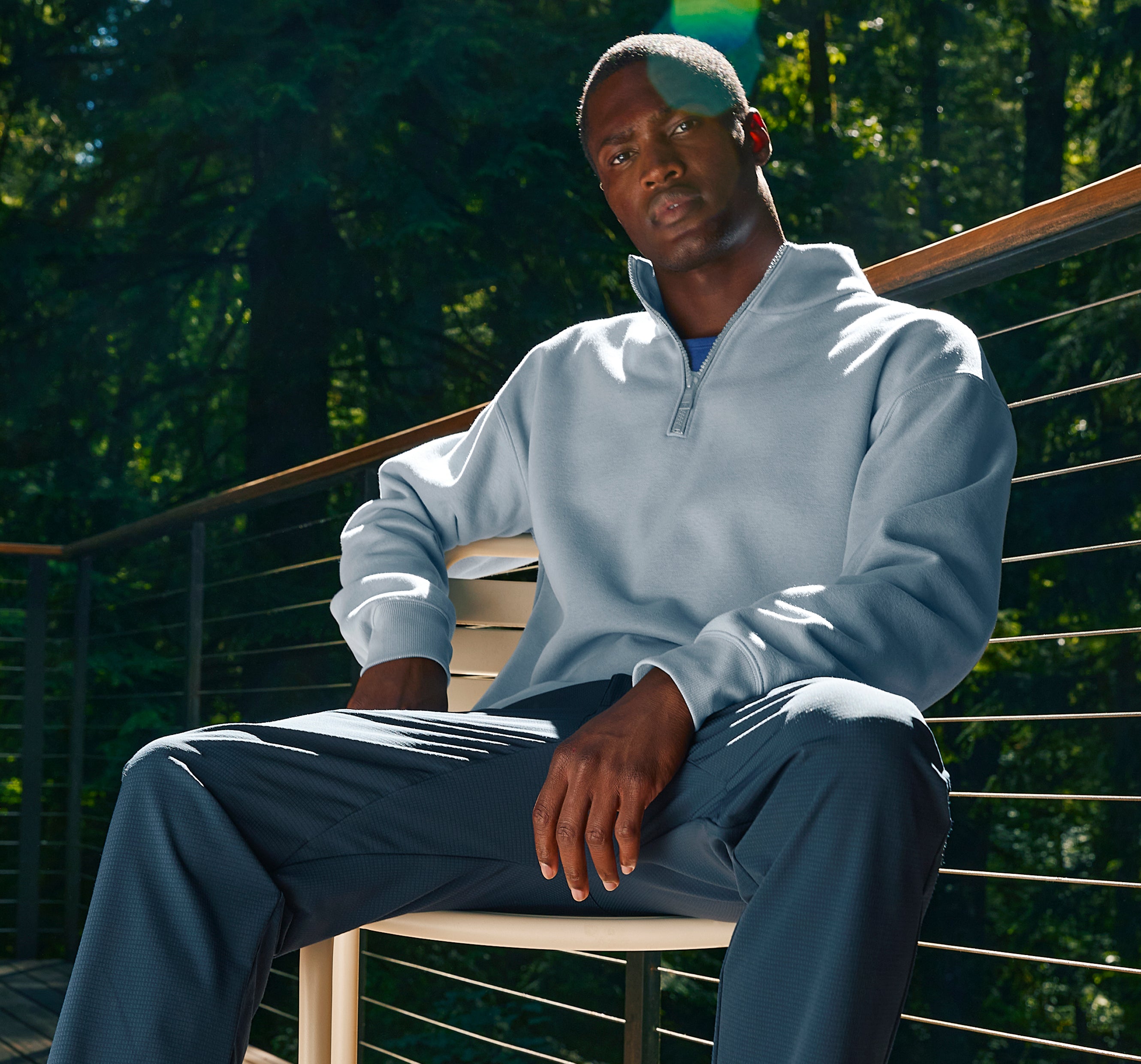 LuxeFleece Half Zip Men's Pullover | Beyond Yoga