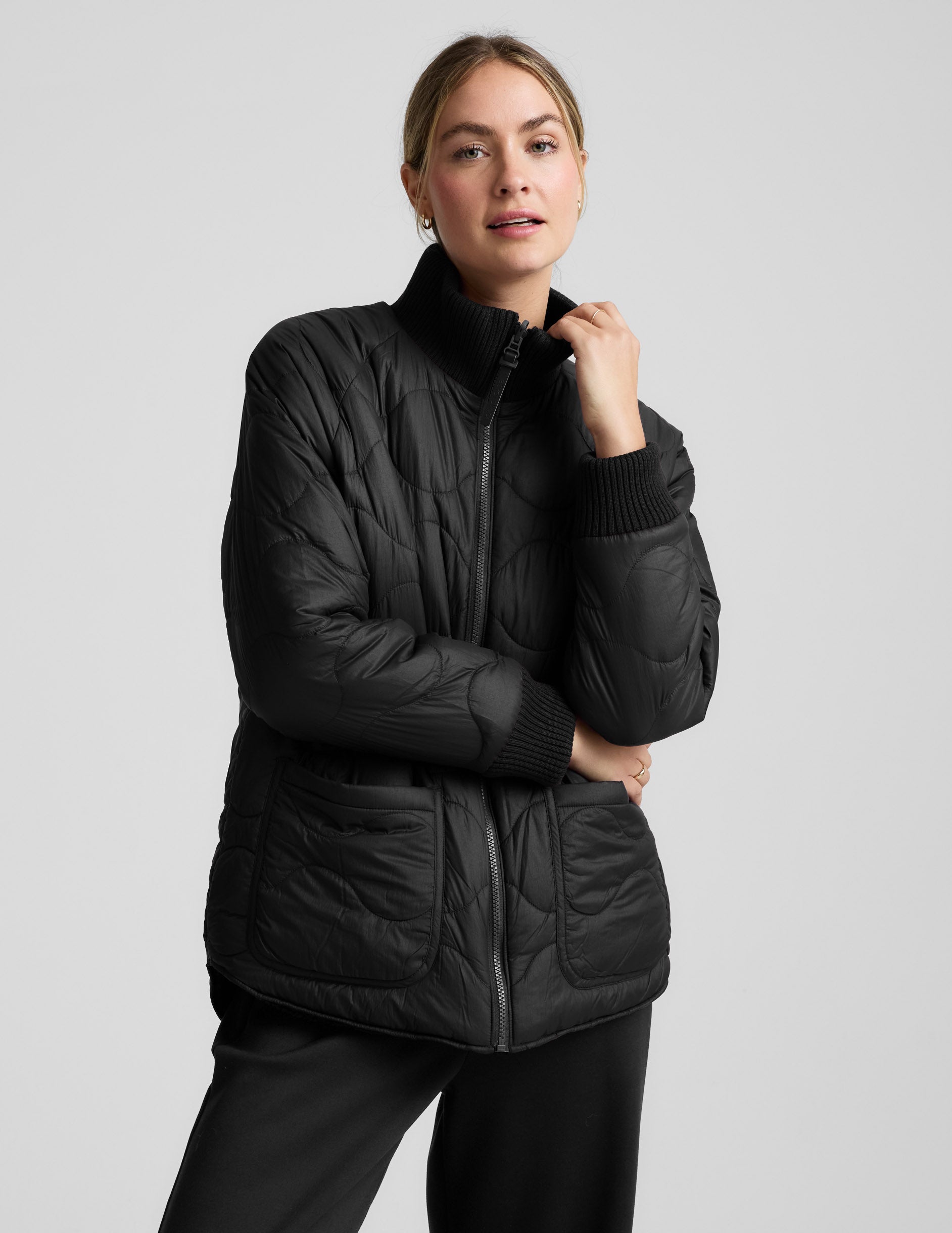 2-Way Quilted Jacket | Beyond Yoga