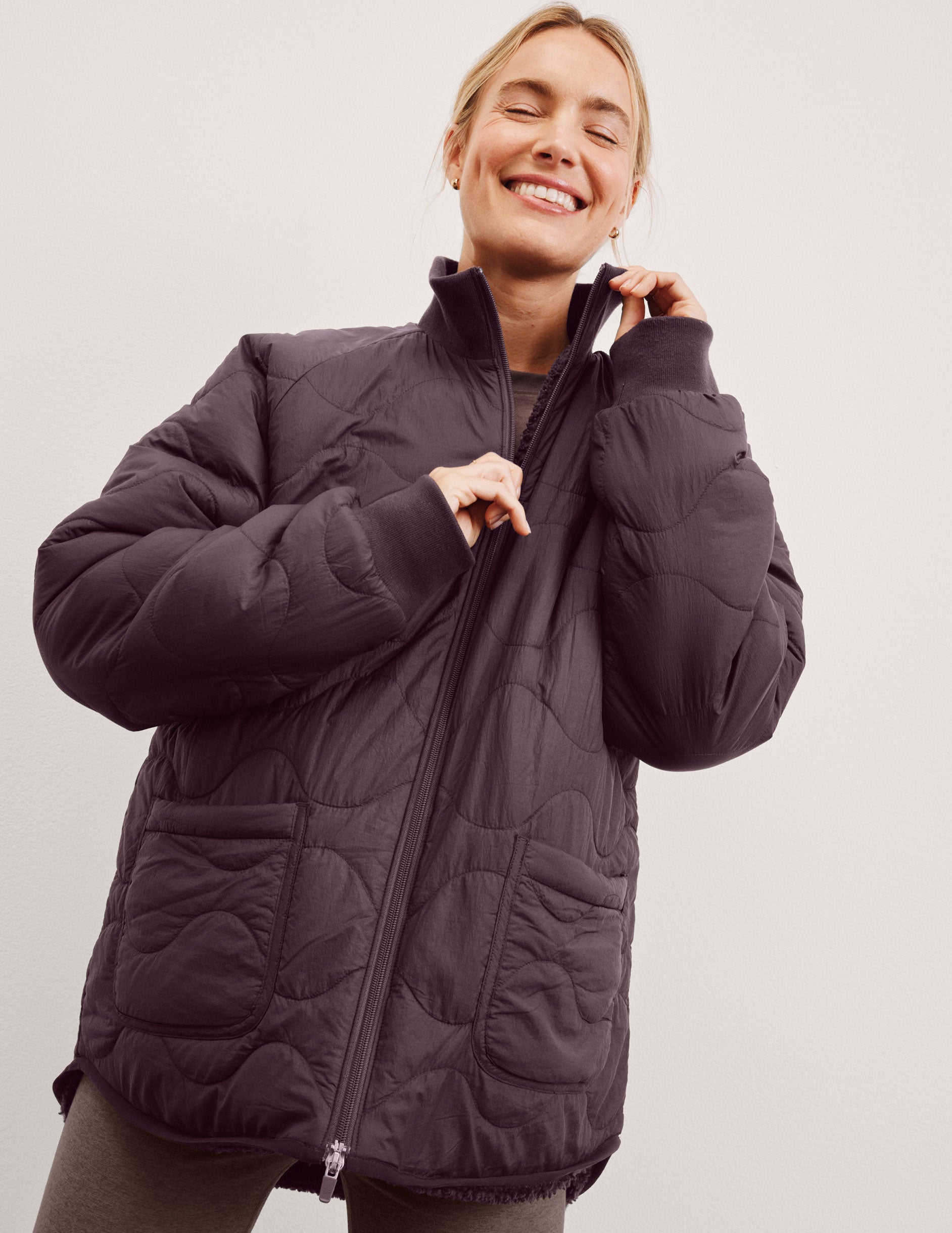 2-Way Quilted Jacket | Beyond Yoga