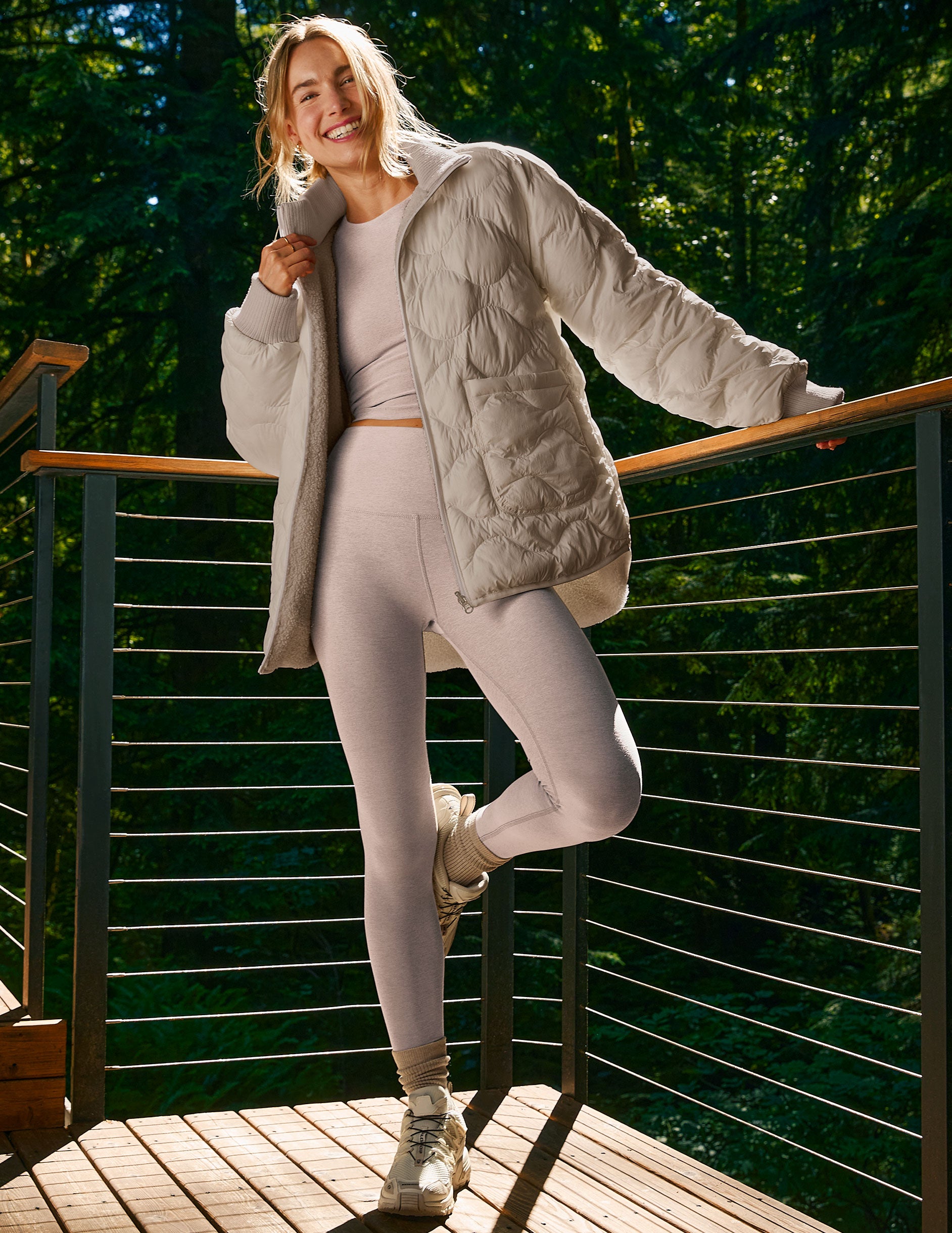 2-Way Quilted Jacket | Beyond Yoga