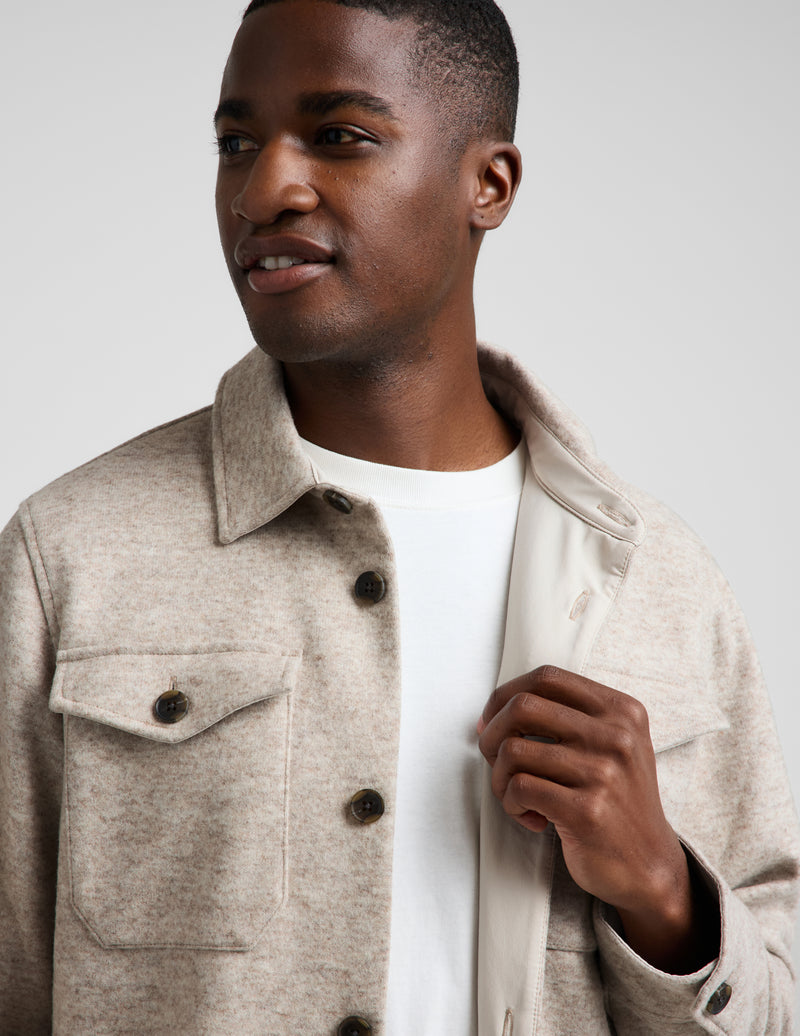 Day to Night Wool Men's Shirt Jacket