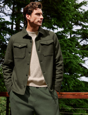 Day to Night Wool Men's Shirt Jacket