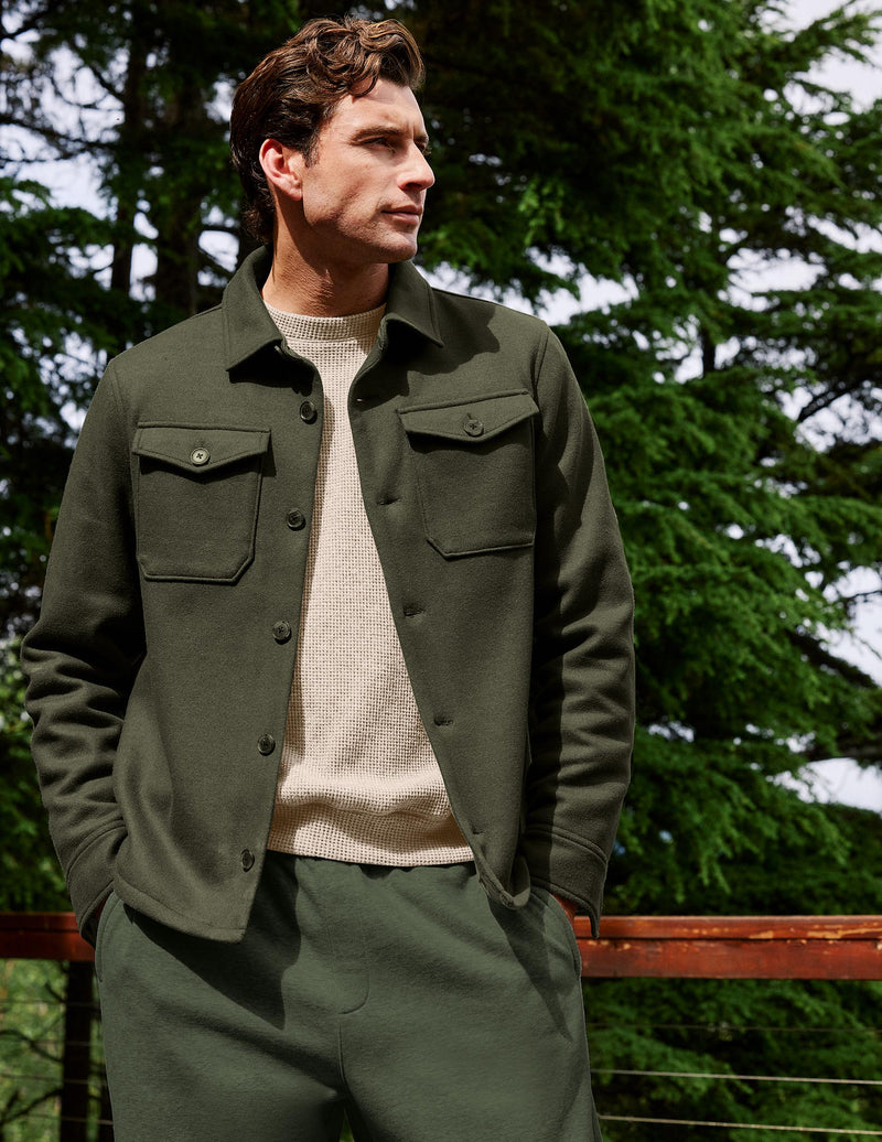 Day to Night Wool Men's Shirt Jacket