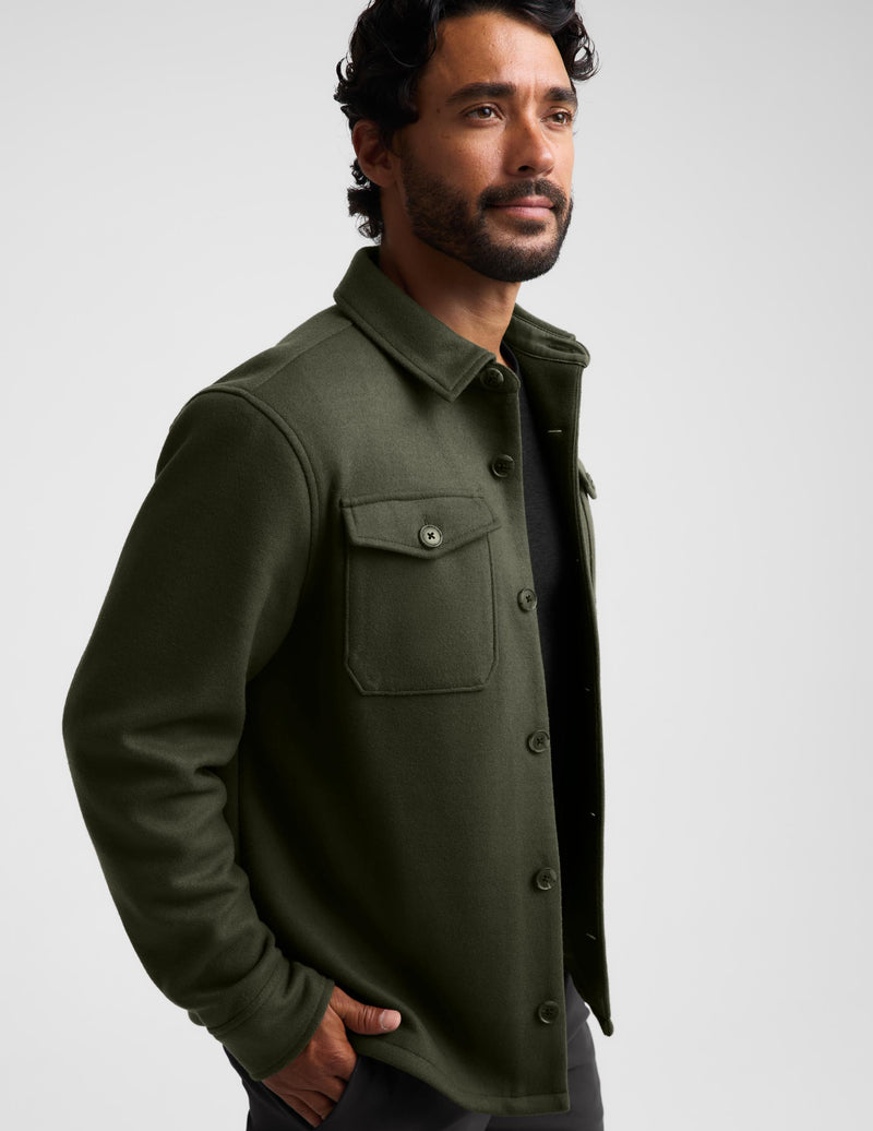 Day to Night Wool Men's Shirt Jacket