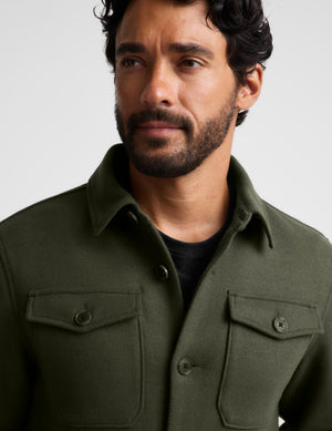 Day to Night Wool Men's Shirt Jacket
