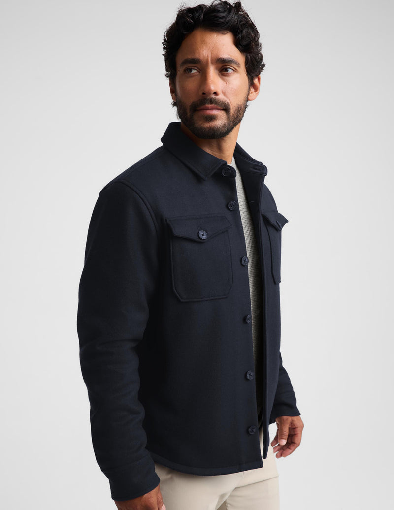 Day to Night Wool Men's Shirt Jacket