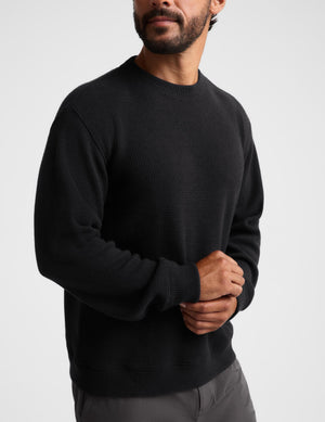 Rest Day Men's Waffle Crewneck