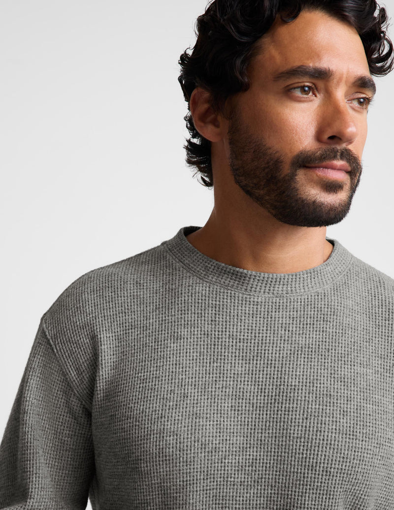 Rest Day Men's Waffle Crewneck