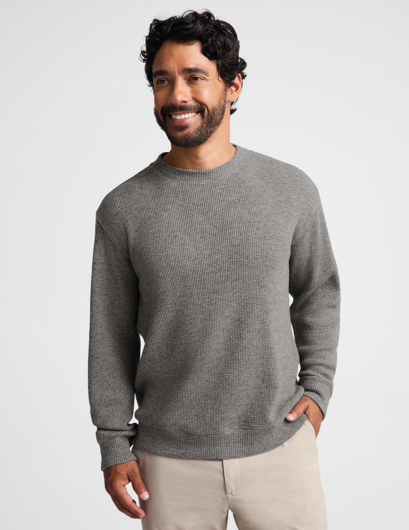 Rest Day Men's Waffle Crewneck