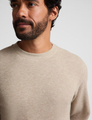 Rest Day Men's Waffle Crewneck