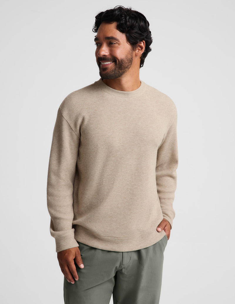 Rest Day Men's Waffle Crewneck