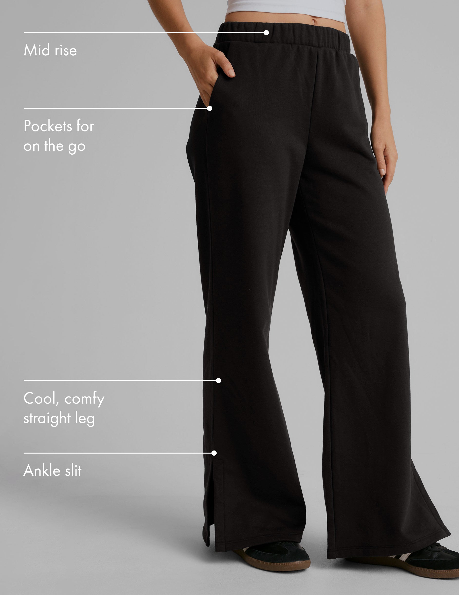 LuxeFleece Wide Leg Pant