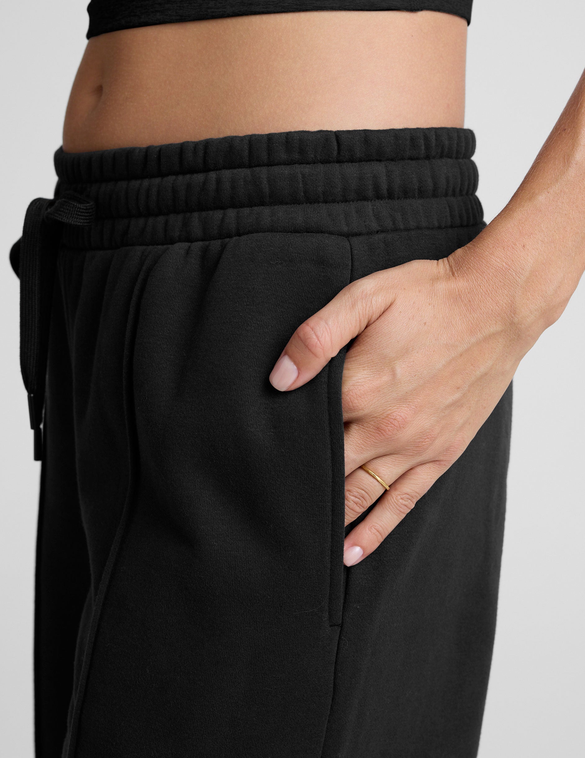 LuxeFleece Pintuck Wide Leg Pant | Beyond Yoga
