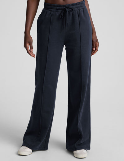 LuxeFleece™ Pintuck Wide Leg Pant