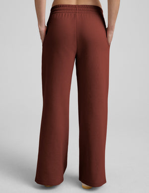 LuxeFleece Side Slit Wide Leg Pant