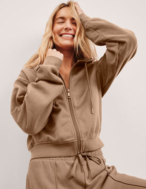 LuxeFleece Zip Up Hoodie
