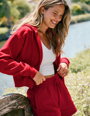 LuxeFleece Zip Up Hoodie