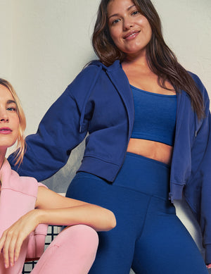 LuxeFleece Zip Up Hoodie