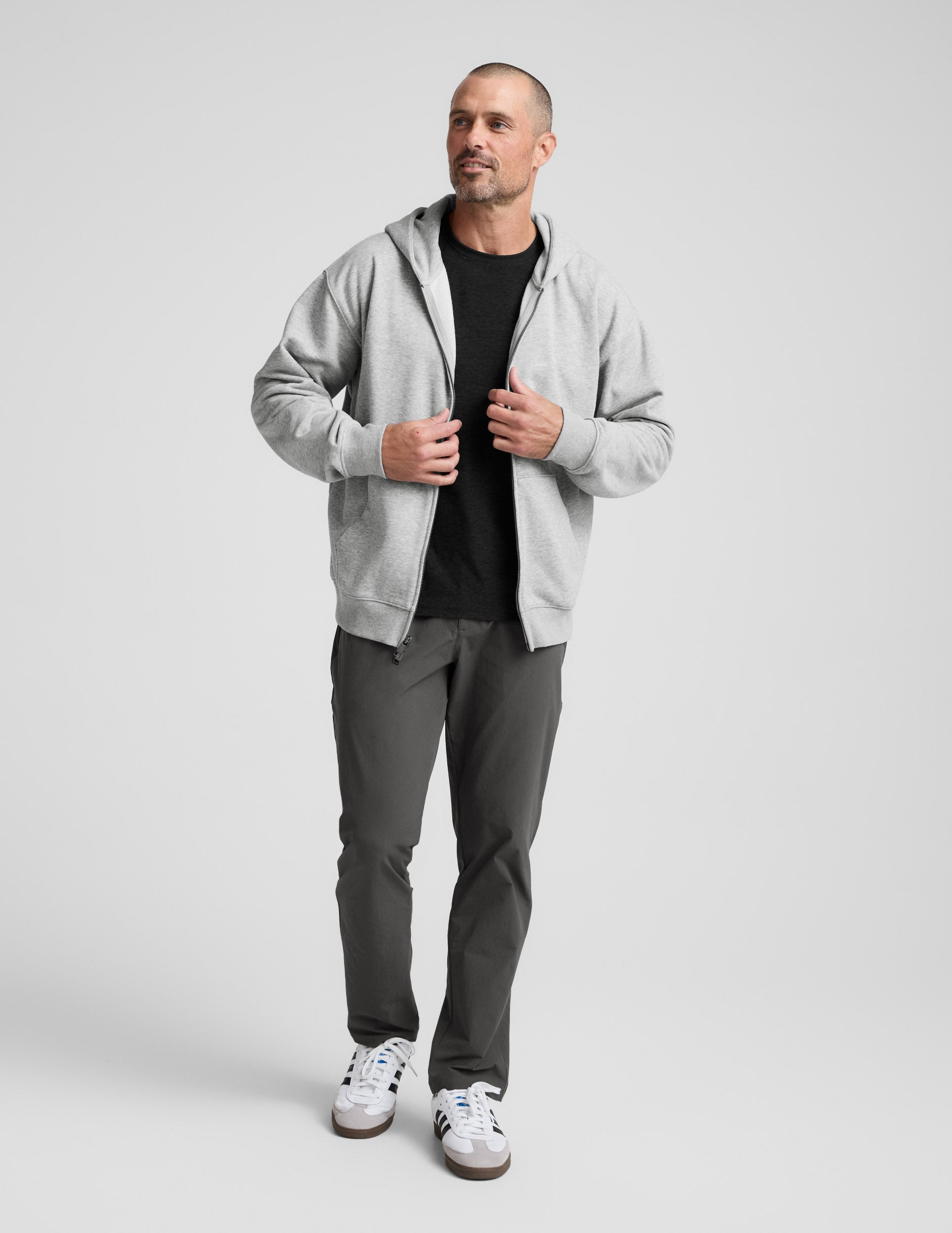 LuxeFleece Full Zip Men's Hoodie | Beyond Yoga