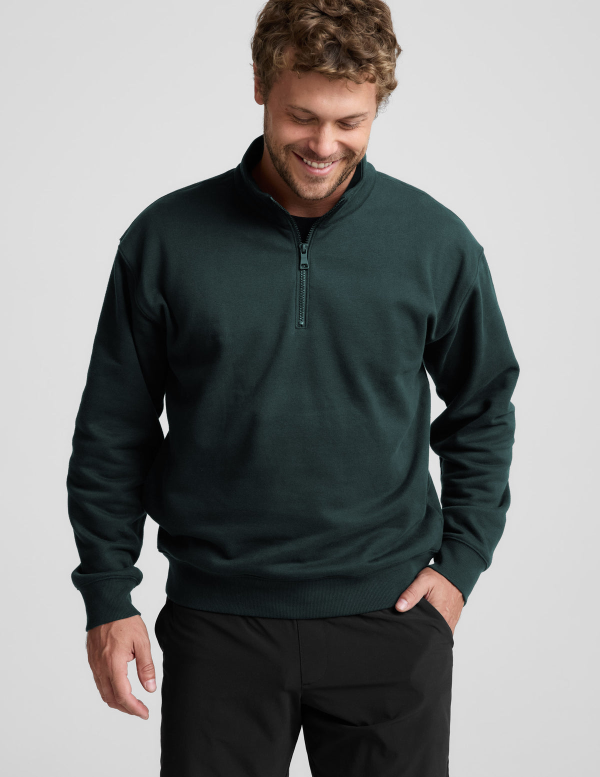LuxeFleece Half Zip Men