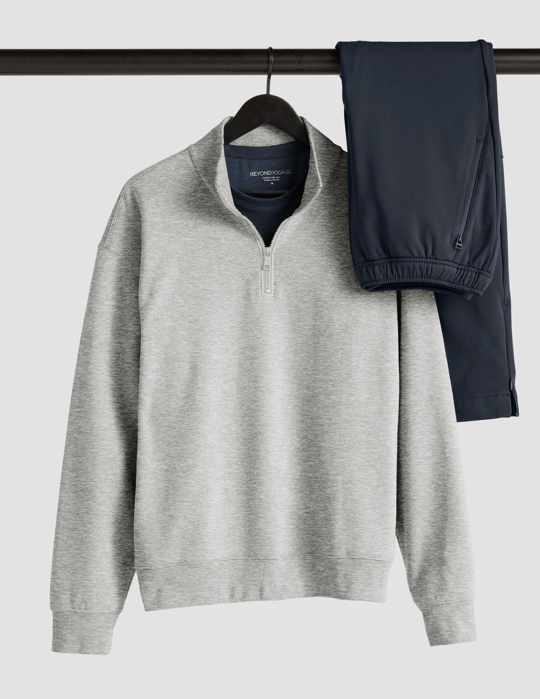 LuxeFleece Half Zip Men's Pullover | Beyond Yoga
