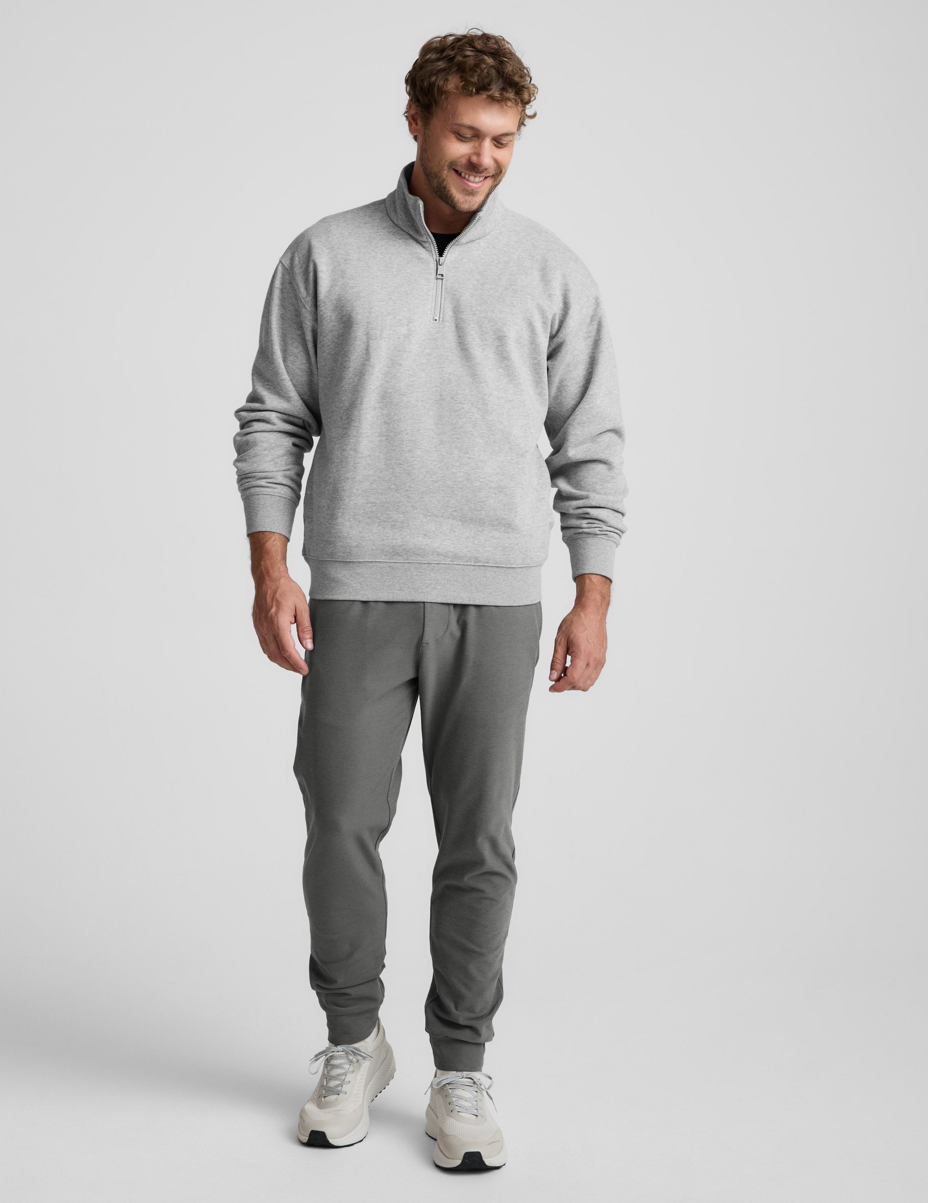 LuxeFleece Half Zip Men's Pullover | Beyond Yoga