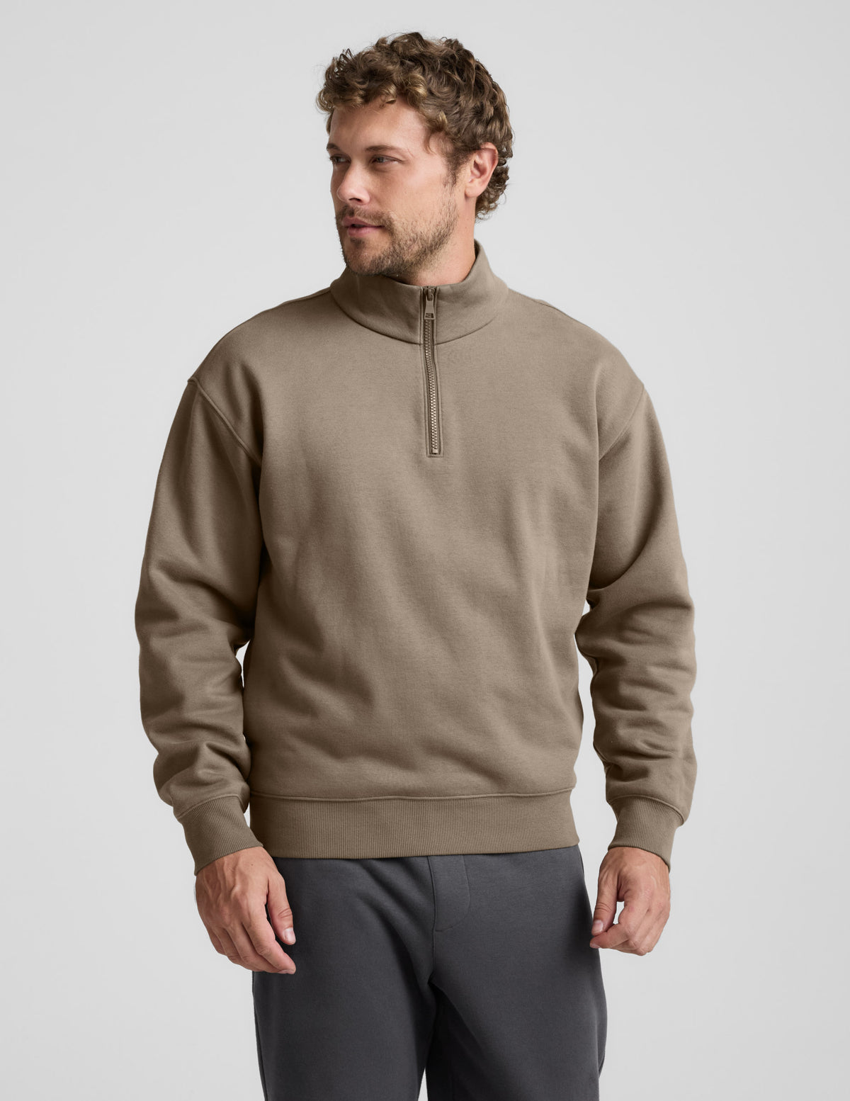 LuxeFleece Half Zip Men