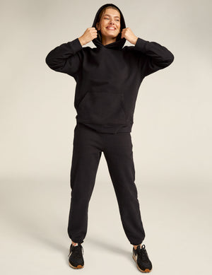 black unisex hoodie. 