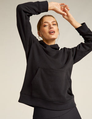 black unisex hoodie. 