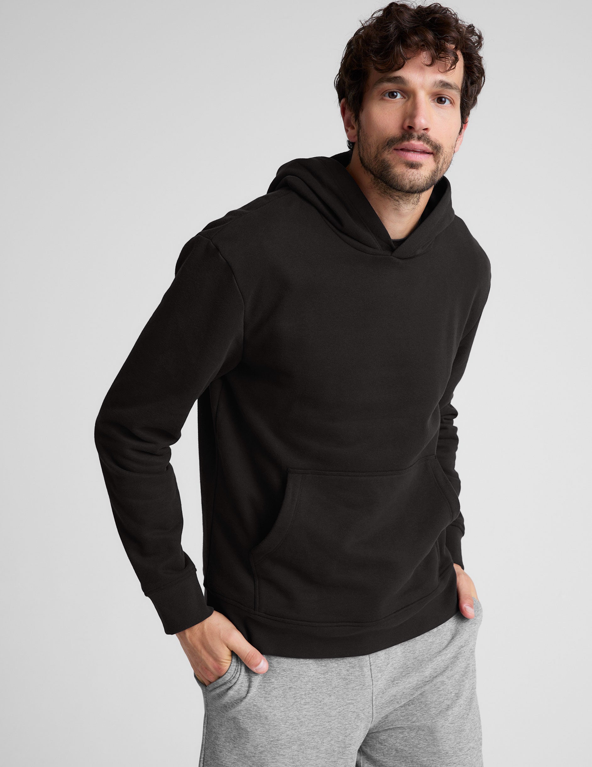 men black zip up hoodie