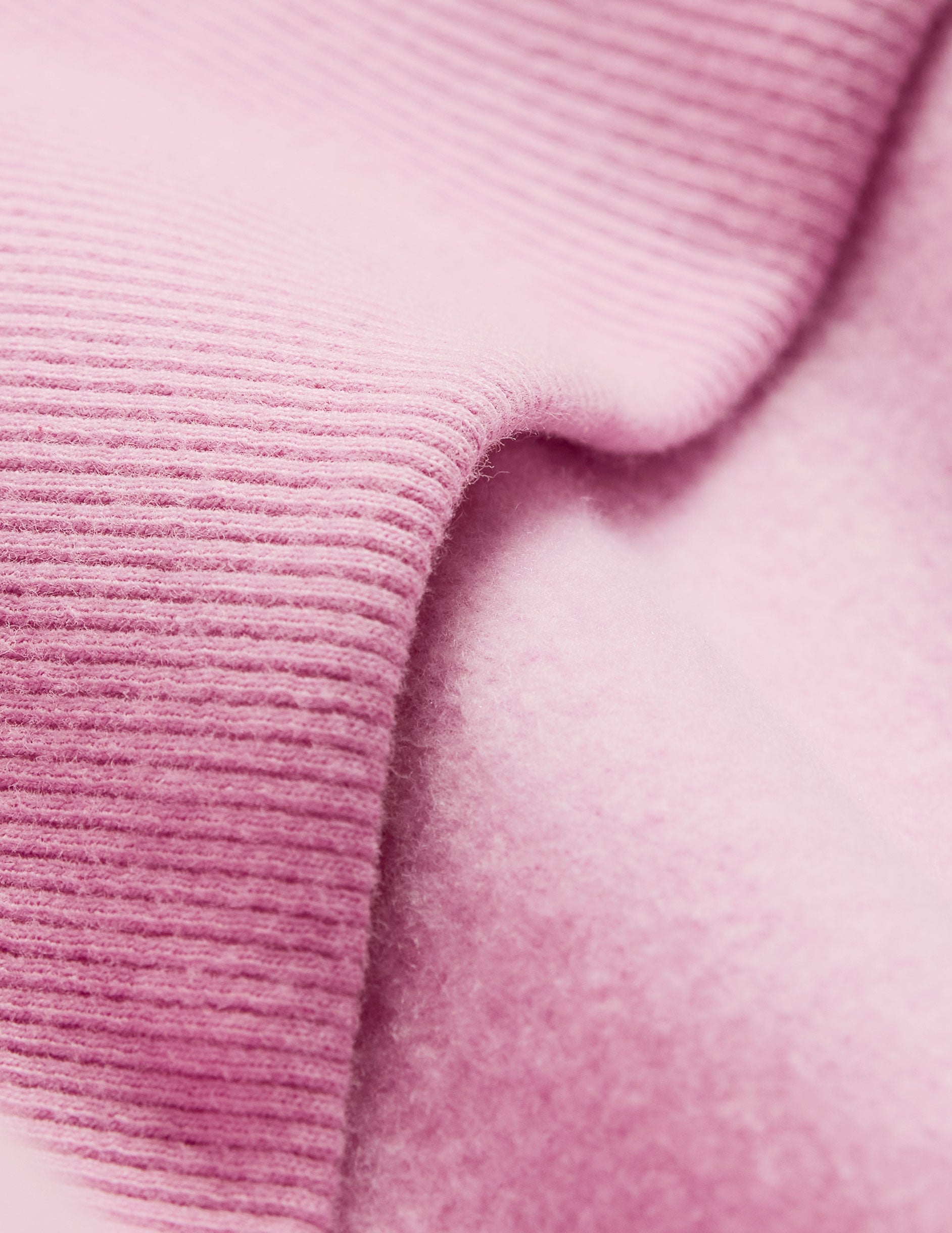 pink oversized fleece crew neck sweatshirt. 