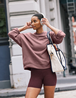 LuxeFleece Oversized Sweatshirt