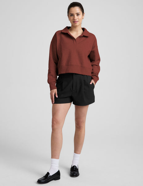 LuxeFleece Collared Sweatshirt | Beyond Yoga