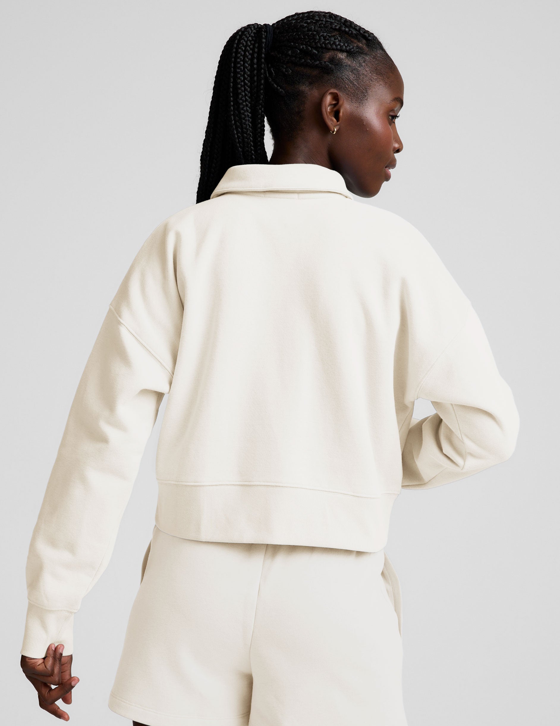 LuxeFleece Collared Sweatshirt | Beyond Yoga