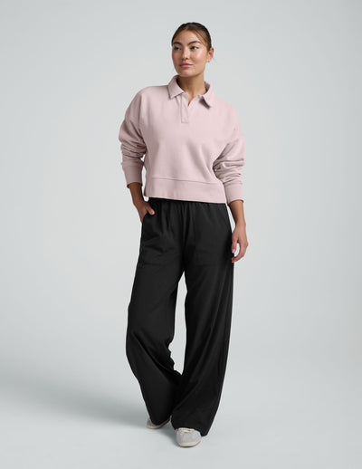 LuxeFleece™ Collared Sweatshirt