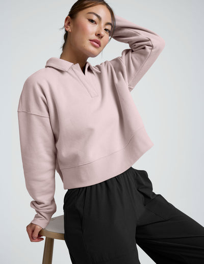 LuxeFleece™ Collared Sweatshirt