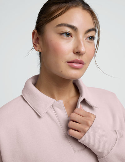 LuxeFleece™ Collared Sweatshirt